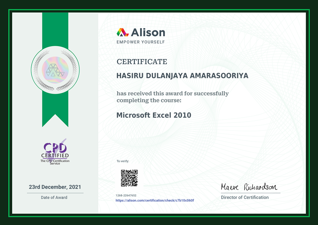Microsoft Excel 2010 - Revised 2017
